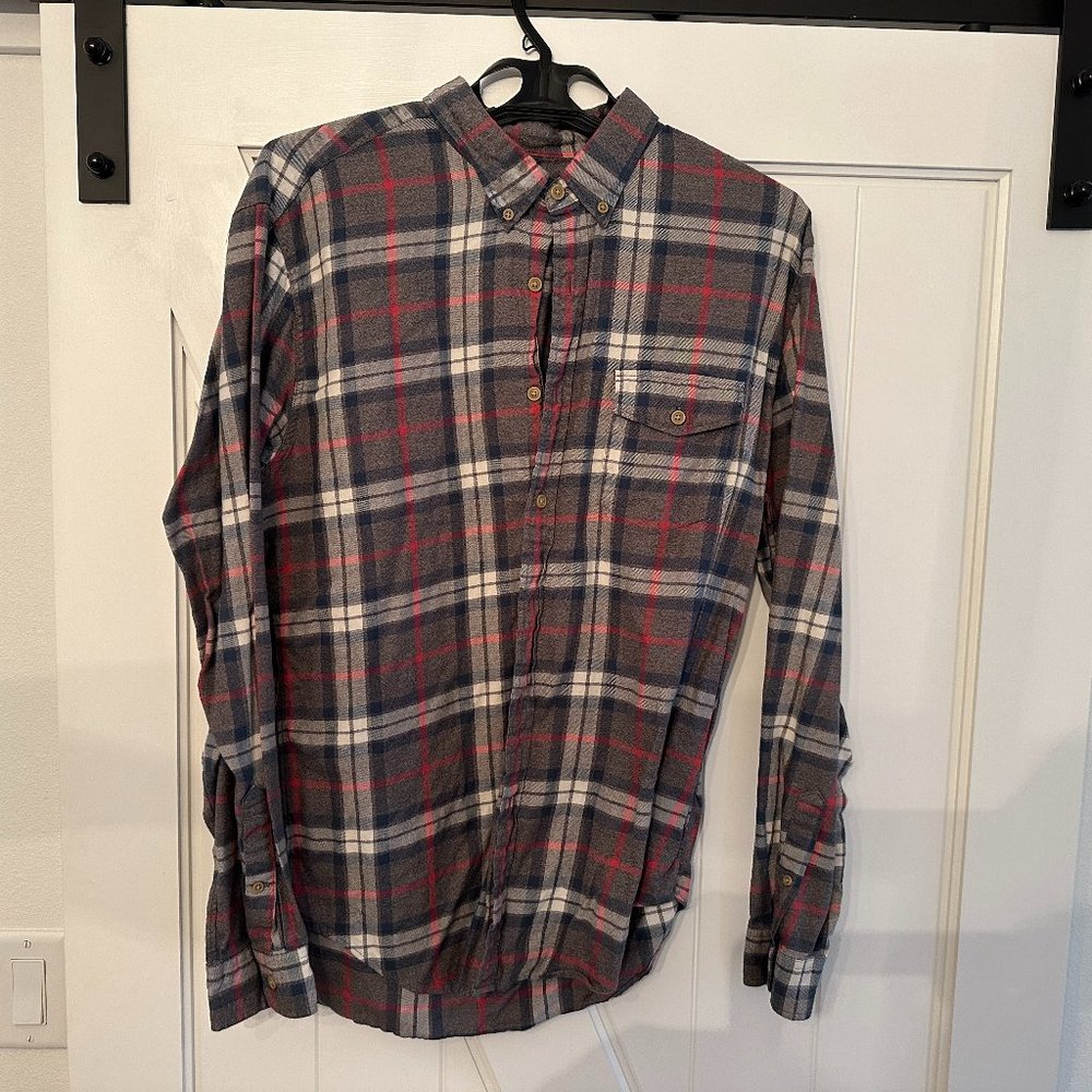 J. Crew Flannel Workshirt Size Large